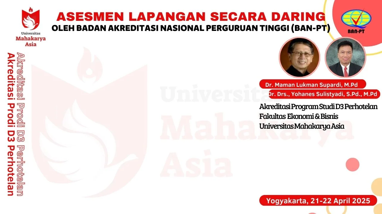 Visitasi Akreditasi Prodi D3-Perhotelan